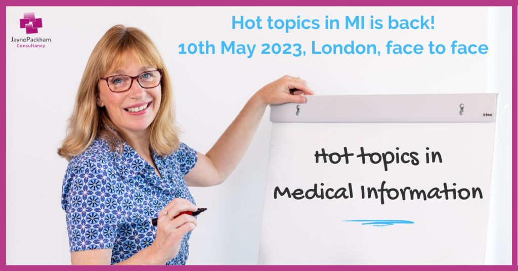 Hot topics in MI is back for 2023 Jayne Packham Consultancy